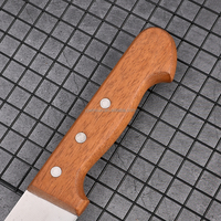 Ensemble de couteaux de chef en acier inoxydable écologique personnalisé de haute qualité, orientation de la main réglable, manche en bois original, lame de 5 à 8 pouces