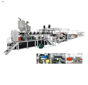 Machine pour fabrication de extrusion, en plastique, de haute qualité, en PVC, PMMA, PE, PP, panneau solide, feuille, promotion