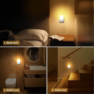 <strong>Plug</strong>-in Sensor Control Energy-saving Soft <strong>Light</strong> Eye-protecting LED Night <strong>Light</strong> Switch Folding <strong>Plug</strong> for Bedroom Battery Included - Product Image 6