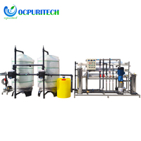 6 tonnes par heure machine 6000l/ hr machine de traitement de l'eau comprend osmose inverse 1 m3 / h eau purifiée 6000 l/h inverse