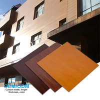Paneles de pared compuestos de aluminio Alucobond, placa ACM, resistente al fuego, resistente al agua, 4mm, PVDF