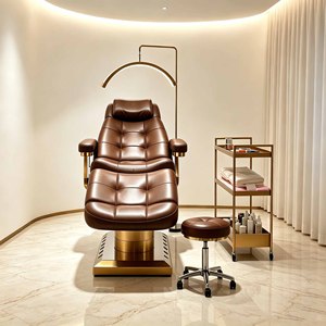 Table de massage de luxe RJ, lit de beauté électrique pour cils et cosmétiques, chaise de soin pour épilation, lits pour extensions de cils - Product Image 6