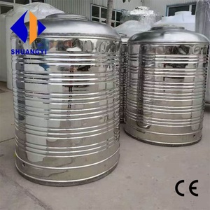 Réservoir <span class=keywords><strong>d</strong></span>'<span class=keywords><strong>eau</strong></span> rond en acier inoxydable pour usage domestique, petit et durable - Product Image 5