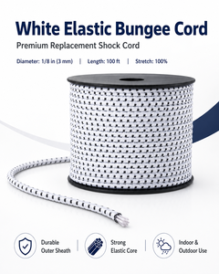 Cuerda Elástica de 1/8 Pulgadas (3mm) para Camiones, 260% de Elongación, Carga de Ruptura de 15kg, Longitud Personalizable - Product Image 2