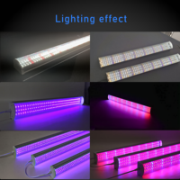 Tube LED linéaire connectable noir/argent pour bureaux commerciaux et industriels, 60cm/120cm/150cm/240cm, 30W/60W/72W/120W, CRI 80 élevé