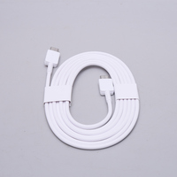 Câble de données C2C nickelé à charge rapide 3A, long, pour ordinateur et écouteurs, pour une alimentation efficace