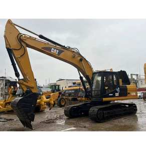 Excavadora mediana de <span class=keywords><strong>25</strong></span> toneladas usada original de Japón para maquinaria de construcción sobre orugas Cat 325B con engranaje y bomba de motor Cummins en stock - Product Image 1