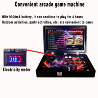 Machine de jeu d'arcade à pièces G-003 de 17 pouces avec batterie rechargeable et connectivité USB pour les fêtes de famille