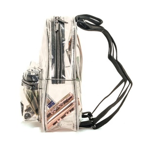 Tùy Chỉnh Trong Suốt Trường Ngoài Trời Không Thấm Nước Rõ Ràng Minh Bạch <span class=keywords><strong>PVC</strong></span> Ba Lô Cho Cô Gái Phụ Nữ Rõ Ràng Ba Lô - Product Image 4