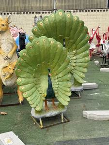 Garden Decor Wholesale Life Size Fiberglass <strong>Peacock</strong> Statue Resin <strong>Sculpture</strong> - Product Image 5