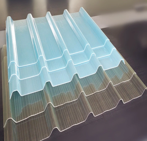 กระเบื้องหลังคาโปร่งแสง FRP กันน้ำ <span class=keywords><strong>แผ่น</strong></span>หลังคา PVC และ <span class=keywords><strong>UPVC</strong></span> ทนไฟ สำหรับบ้านไร่และโกดัง <span class=keywords><strong>แผ่น</strong></span>หลังคา <span class=keywords><strong>UPVC</strong></span> - Product Image 2