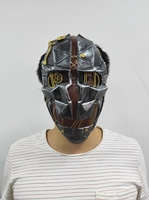 Jeu Déshonoré Corvo Attano Masque Rat Uréthane Costume Argent Latex Masques Roleplay Halloween