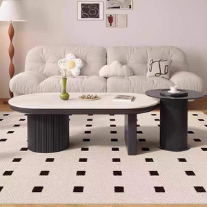 Ensemble <span class=keywords><strong>de</strong></span> tables basses <span class=keywords><strong>de</strong></span> salon 2026 <span class=keywords><strong>blanc</strong></span>, luxueux, sophistiqué, moderne, écologique, durable, à <span class=keywords><strong>prix</strong></span> abordable et haut <span class=keywords><strong>de</strong></span> gamme - Product Image 4
