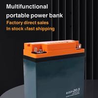 Convertisseur de batterie portable 12V, couple robuste et durable, hub de charge multifonction pour voiture et activités de plein air