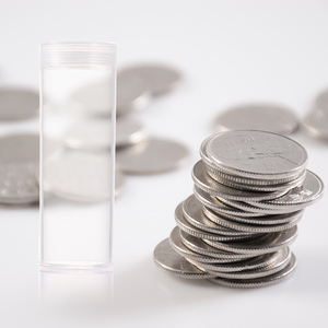 25ml Clear Round PS <strong>Plastic</strong> <strong>Coin</strong> Bank Holder Custom <strong>Coin</strong> <strong>Tubes</strong> for Quarters <strong>Coin</strong> Storage Wholesale - Product Image 5