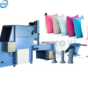 PP cotton polyester staple fiber opening carding and filling pillow production machine