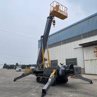 Grue araignée autopropulsée hydraulique à flèche télescopique RST L-717 de 6 tonnes avec nacelle pour l'entretien industriel en usine