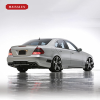 Kit de Conversión Exterior Estilo W para Mercedes Clase E W211 2002-2009, Parachoques de Fibra de Vidrio para Automóviles, Modificación de Automóviles