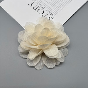 Chiffon Flowers 10.5cm Handmade For Hair Accessories <b>Shoes</b> Bags Clothing <b>Decor</b> Fall 2022 - Product Image 3