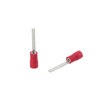 Connecteur de panneau de commande industriel ZH DBV 1.25-18, borne à fourche isolée en PVC à sertissage à froid