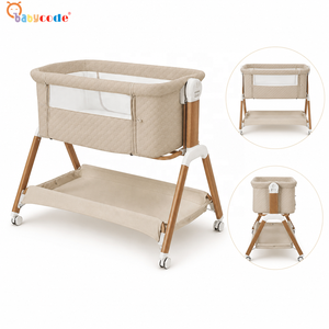 <span class=keywords><strong>Culla</strong></span> mobile da affiancare al letto per neonati e bambini, con funzione dondolo e blocco girevole - Product Image 1