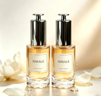 Bouteille en verre transparent de qualité supérieure pour huiles essentielles, avec compte-gouttes, fond épais, gravure de logo personnalisée, pour sérum de soin et mascara – Vente en gros