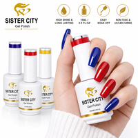 Vernis Gel Vegan Sans HEMA Marque Privée OEM/ODM 15ml Couleurs de Vernis Gel pour Ongles Fournitures de Peinture d'Art Ongulaire Bouteille de Vernis Gel UV
