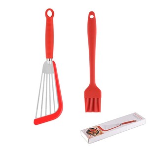 Spatule à friture en silicone de vente chaude spatule à poisson tourneur à fente résistant à la chaleur pour la cuisson des œufs de poisson et des aliments - Product Image 6