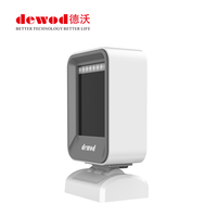 Escáner de Códigos de Barras 2D de Sobremesa Baoshare con Cable, Interfaz USB y COM, Lector de Códigos QR y de Barras
