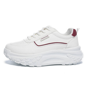 Chaussures sportives respirantes à lacets pour femmes, fabriquées en Chine, semelle épaisse, rehaussantes, tendance automne/printemps/été 2026 - Product Image 5