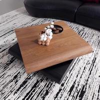 Ensemble de table basse de luxe en bois massif, design traditionnel, écologique, pour salon