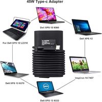 Pengganti Adaptor Daya Pengisi Daya Laptop 45W Fungsi Pengisian Daya Adaptor Daya untuk Dell XPS 13 9350