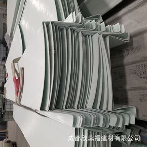 Fiberglass Water Collection Gutter Rectangle Anti-Uv Waterproof Durable Industrial Roofing Solution Customizable - Product Image 2