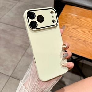 เคสโทรศัพท์แบบแข็งสีลูกกวาด ผลิตจากพลาสติก PC  แบบด้าน สำหรับ iPhone 17 16 15 14 Plus 13 12 11 Pro Max พร้อมฟิล์มกันรอยเลนส์กล้อง  ป้องกันการลื่น - Product Image 3