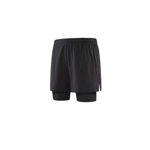 Shorts de basketball <span class=keywords><strong>pour</strong></span> hommes, sportifs, noirs, élastiques, taille mi-haute, en polyester respirant, séchage rapide, <span class=keywords><strong>pour</strong></span> l'été - Product Image 1