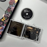 Porte-clés personnalisé Huandao en acrylique pour mini CD, porte-clés CD NFC, disque vinyle KPOP, porte-clés avec paroles de chansons KPOP