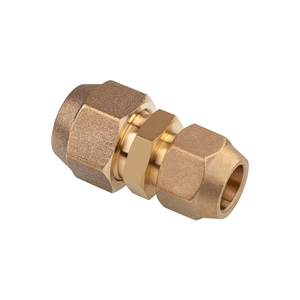 Riduttore per Tubi in Rame AC in Ottone con Connessione Maschio a Flangia e Dadi, Senza Saldatura, Raccordo a Diametro Variabile per Riparazioni AC - Product Image 2