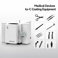 Machine de revêtement DLC HUASHENG pour instruments médicaux et outils chirurgicaux, revêtement DLC pour une résistance à l'usure, anti-corrosion, anti-fatigue