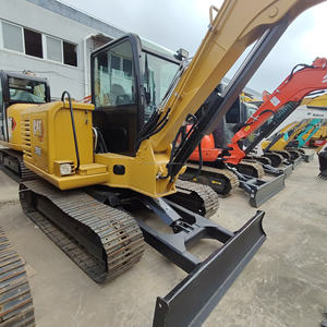 Excavatrice hydraulique sur chenilles utilisée par CAT3206E équipement de terrassement d'origine japonaise Performance stable de haute qualité - Product Image 1