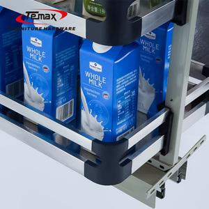 Temax dl070b mềm đóng cửa nhiều tầng thép nhà bếp Giỏ Pull-out thực phẩm đựng thức ăn nhà bếp phần cứng các mặt hàng tủ làm phụ kiện - Product Image 6