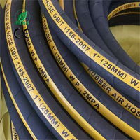 Tuyau de sablage industriel 1-1/4 pouce 32 mm en caoutchouc renforcé haute résistance à l'usure pour le sablage par projection sur chantier