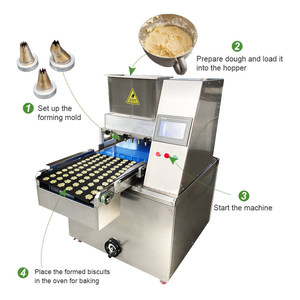 Tự động mini Hướng dẫn sử dụng dây vòi phun bơ Puff Biscuit Cookie Báo Chí Maker làm cho hình thức gửi tiền máy cho Cookie - Product Image 3