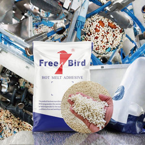 Adhesivo de Fusión en Caliente Beige FREE BIRD, en Forma Granular, Grado Estándar, Fabricante de Bordes de PVC - Product Image 3