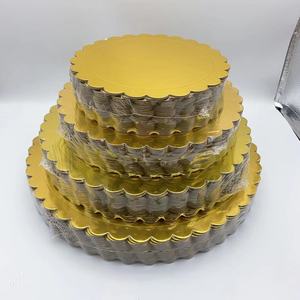 Fabrik Großhandel Weiß Silber Gold Überbackene Folie Kuchen Basis Runde Kuchen brett Kuchen Werkzeuge - Product Image 3