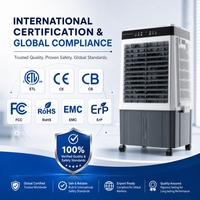 Ventilateur Rafraîchisseur d'Air Empilable JH-300Y 21L – Économisez sur les Frais de Transport – Certifié ETL GS – Ventilateur d'Eau Portable avec Télécommande – OEM ODM