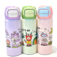 Bouteille d'eau intelligente de 500 ml avec affichage LED de la température et paille, thermos isotherme en acier inoxydable 316 pour le bureau et les voyages