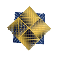 Dalles de sol sportives en PP emboîtables - Durables, antidérapantes, écologiques, imperméables - 400x400x18mm pour garage et station de lavage auto