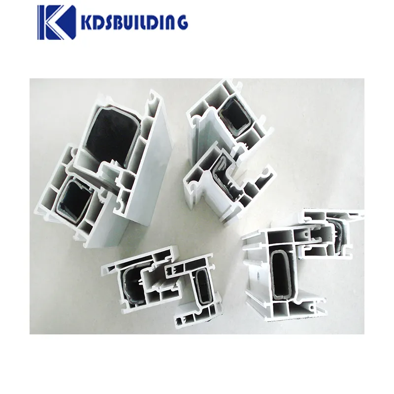 KDSBuilding Manufacturing High Quality Burglar System Double Glazed UPvc Clear PVC Window