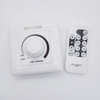Regulador de Intensidad Rotatorio Continuo de 0/1-10V con Aislamiento PWM Estándar de 110V 220V y Control Remoto Infrarrojo