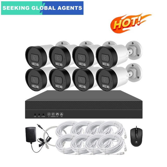 Wholesale Outdoor Cctv Camera Set All in One 4K 8CH Smart Home Security Alarm System With Camera